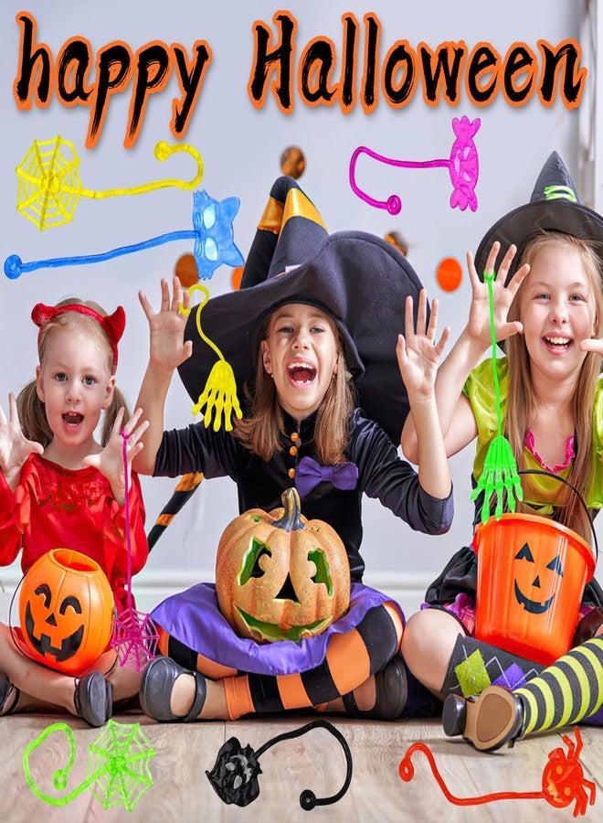 ١٠٠ قطعة من أكياس هدايا الهالوين اللاصقة على شكل أيادي، ألعاب للأطفال، ألعاب هالوين بالجملة لحشو أكياس الهدايا وسلال الهدايا وأكياس الحلوى وجوائز التبادل الصفي - Image 4